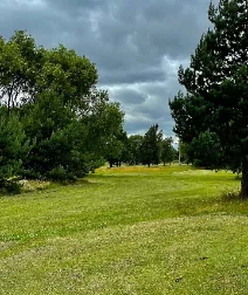 Target greens down the driving range